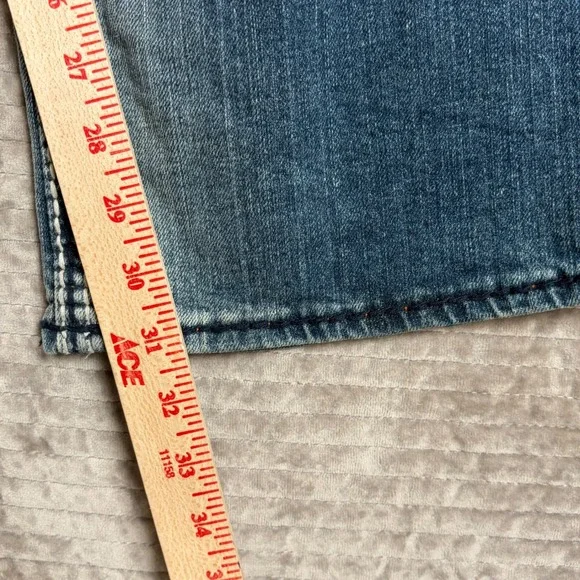 Rock Revival Women's Jeans Liberty EB6 Bootcut Embellished Denim Metal Studs 31